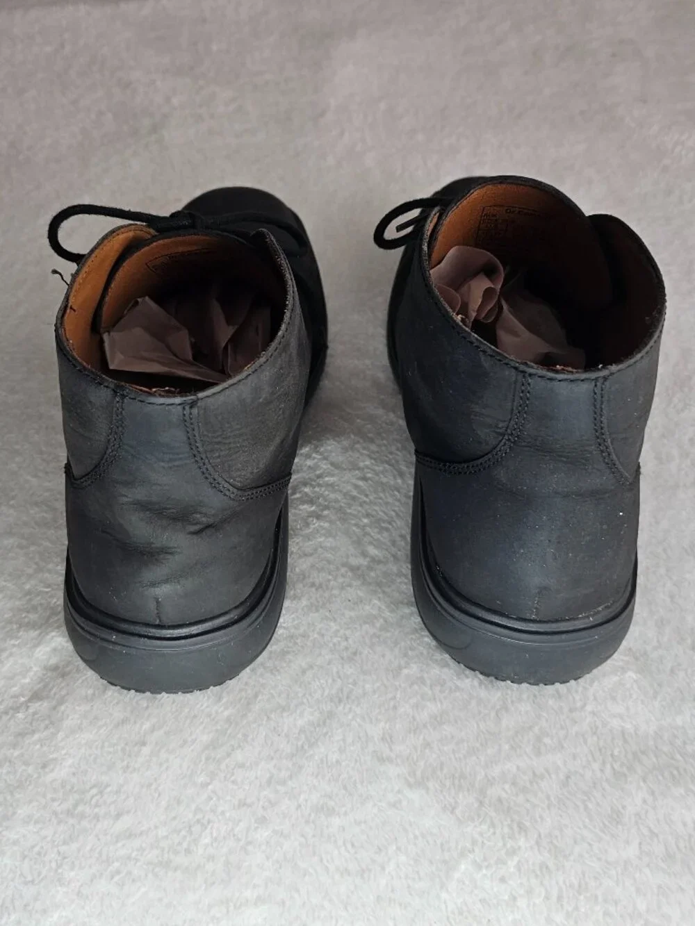 Dr. Comfort Ruk Men's Casual Boots in black leather